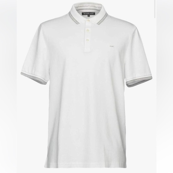 Michael Kors white polo sz L - Picture 7 of 8